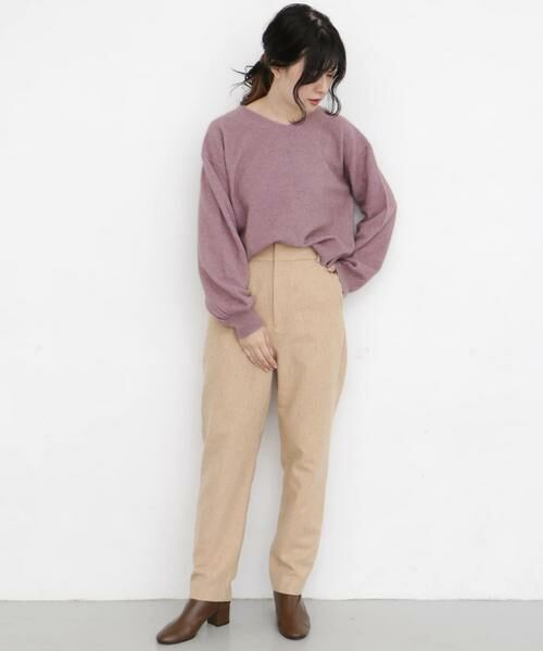 KBF / ケービーエフ その他パンツ | カラーネップテーパードパンツ | 詳細10