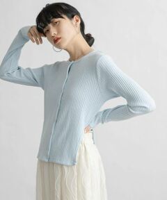 KBF / ケービーエフ ニット・セーター | サイドカットアウトリブトップス