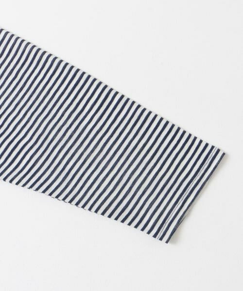 KBF / ケービーエフ Tシャツ | シアーボーダールーズカットソー | 詳細9