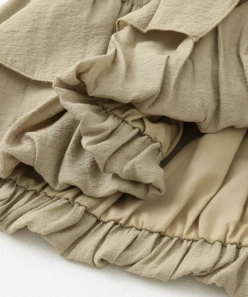 KBF / ケービーエフ Tシャツ | シャーリングビスチェSETトップス | 詳細12