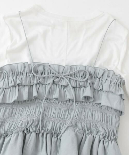 KBF / ケービーエフ Tシャツ | シャーリングビスチェSETトップス | 詳細24