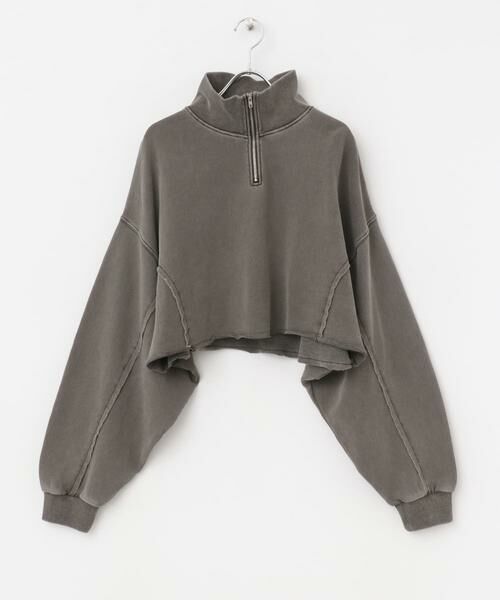 KBF / ケービーエフ スウェット | ハーフZIPリメイクスウェット | 詳細7