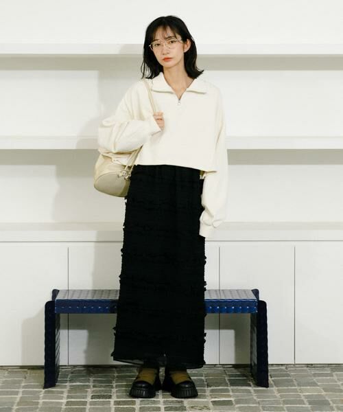 KBF / ケービーエフ スウェット | ハーフZIPリメイクスウェット | 詳細22