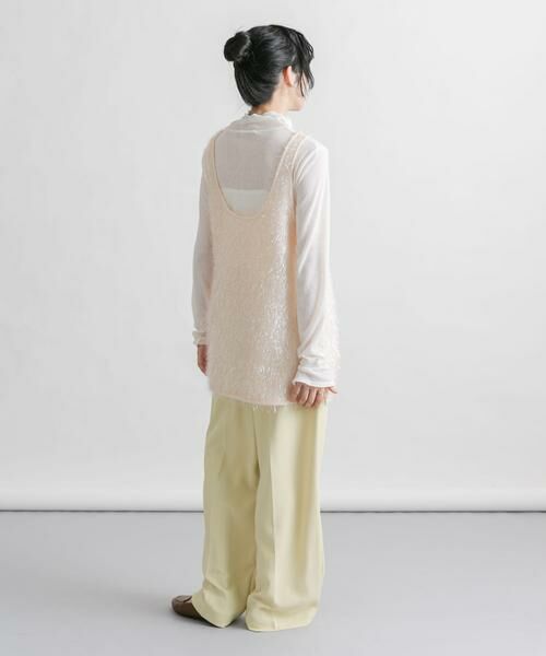 KBF / ケービーエフ タンクトップ | グリッターフェザータンクトップ | 詳細7