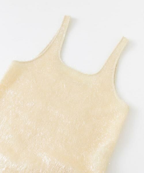 KBF / ケービーエフ タンクトップ | グリッターフェザータンクトップ | 詳細9