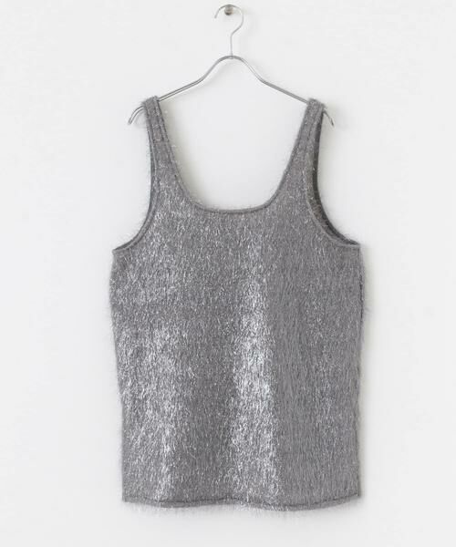 KBF / ケービーエフ タンクトップ | グリッターフェザータンクトップ | 詳細20
