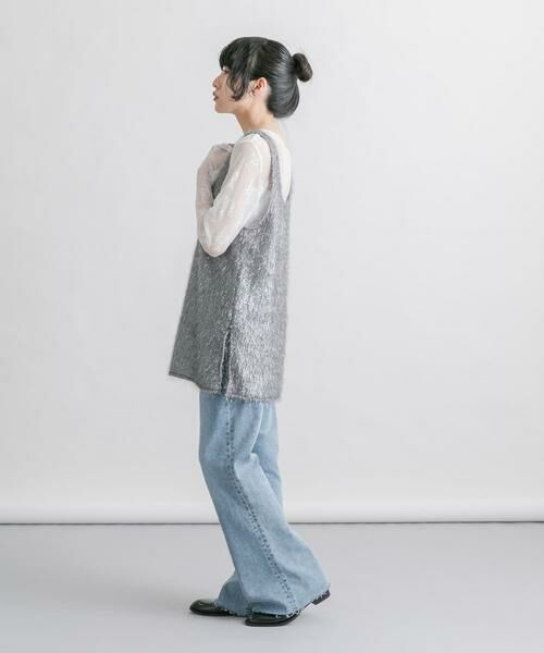 KBF / ケービーエフ タンクトップ | グリッターフェザータンクトップ | 詳細16