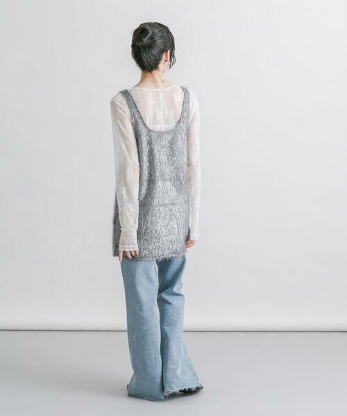 KBF / ケービーエフ タンクトップ | グリッターフェザータンクトップ | 詳細17