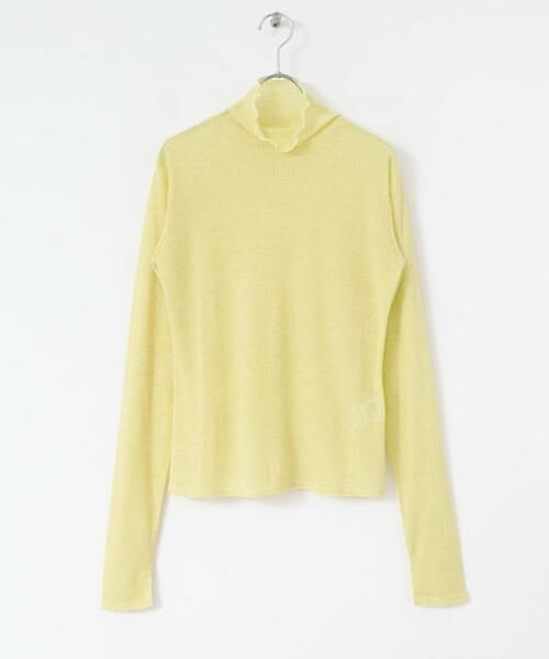 KBF / ケービーエフ Tシャツ | シアーリブハイネックロンTEE | 詳細13