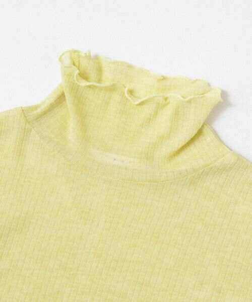 KBF / ケービーエフ Tシャツ | シアーリブハイネックロンTEE | 詳細14