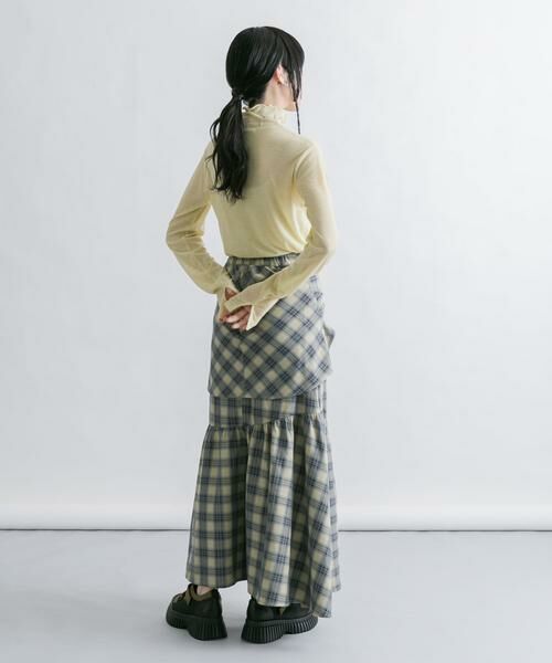 KBF / ケービーエフ Tシャツ | シアーリブハイネックロンTEE | 詳細5