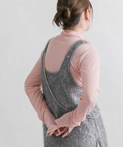 KBF / ケービーエフ Tシャツ | シアーリブハイネックロンTEE | 詳細21