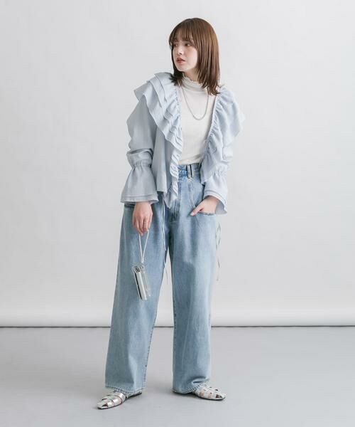 KBF / ケービーエフ Tシャツ | シアーリブハイネックロンTEE | 詳細29