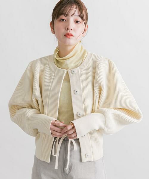 KBF / ケービーエフ カーディガン・ボレロ | フォルムニットカーディガン | 詳細24