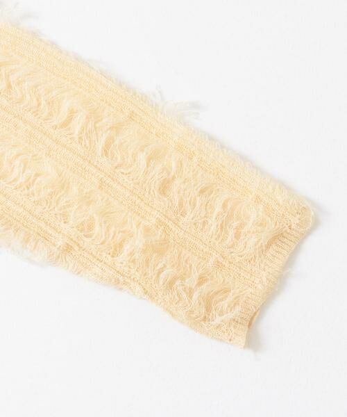 KBF / ケービーエフ ニット・セーター | シアーフリンジニットシャツ | 詳細10