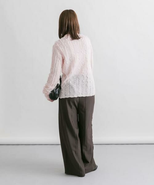 KBF / ケービーエフ ニット・セーター | シアーフリンジニットシャツ | 詳細18