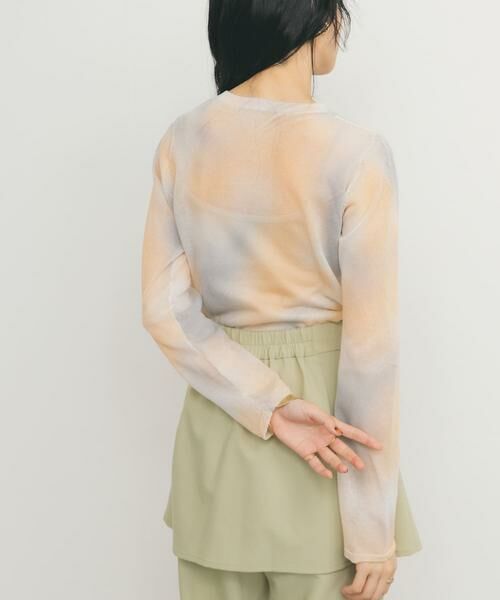 KBF / ケービーエフ ニット・セーター | シアーマーブルニット | 詳細3