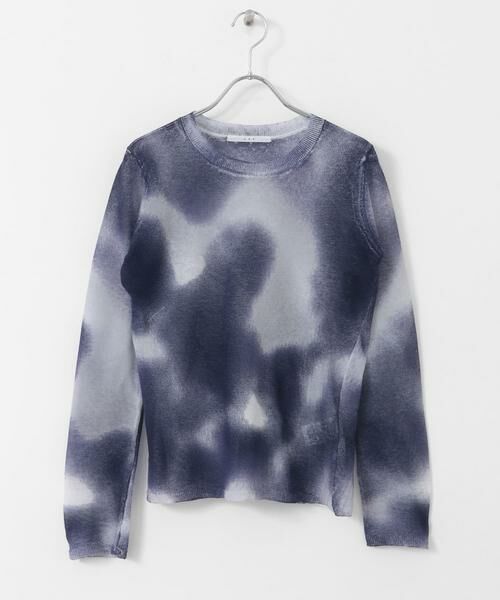 KBF / ケービーエフ ニット・セーター | シアーマーブルニット | 詳細19