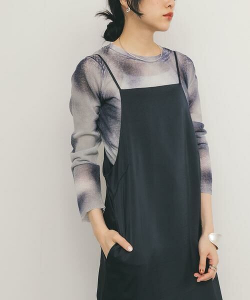 KBF / ケービーエフ ニット・セーター | シアーマーブルニット | 詳細15