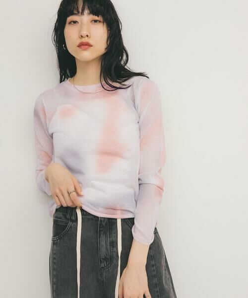 KBF / ケービーエフ ニット・セーター | シアーマーブルニット | 詳細25