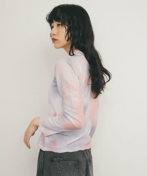 KBF / ケービーエフ ニット・セーター | シアーマーブルニット | 詳細27