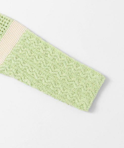 KBF / ケービーエフ カーディガン・ボレロ | パッチワークショートカーディガン | 詳細9