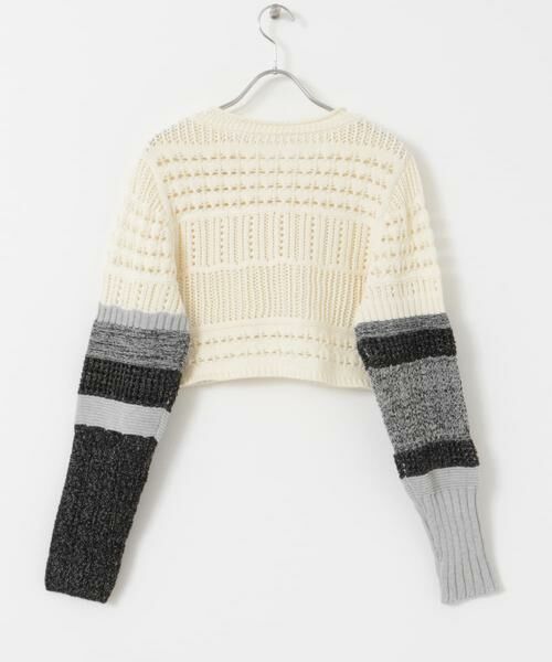 KBF / ケービーエフ カーディガン・ボレロ | パッチワークショートカーディガン | 詳細28