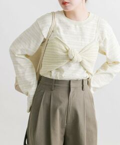 KBF / ケービーエフ ニット・セーター | ビスチェSETボーダーニット