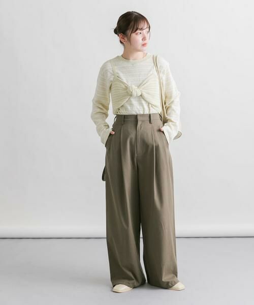 KBF / ケービーエフ ニット・セーター | ビスチェSETボーダーニット | 詳細5