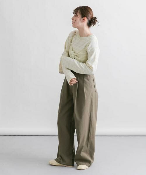 KBF / ケービーエフ ニット・セーター | ビスチェSETボーダーニット | 詳細6