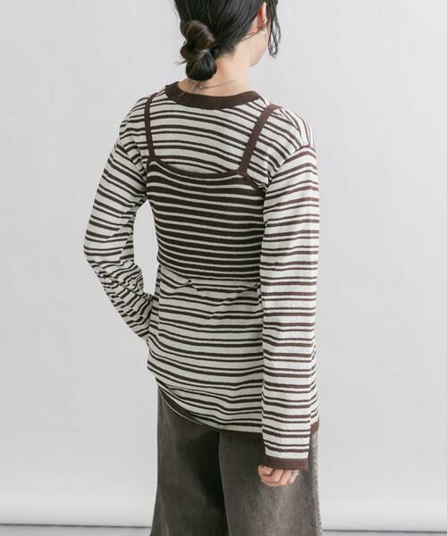 KBF / ケービーエフ ニット・セーター | ビスチェSETボーダーニット | 詳細13