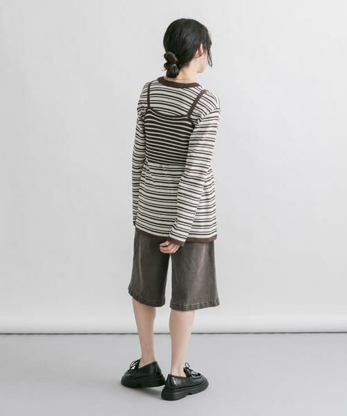 KBF / ケービーエフ ニット・セーター | ビスチェSETボーダーニット | 詳細16