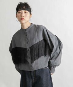 KBF / ケービーエフ シャツ・ブラウス | フリンジデザインシャツ