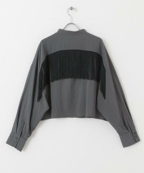 KBF / ケービーエフ シャツ・ブラウス | フリンジデザインシャツ | 詳細10