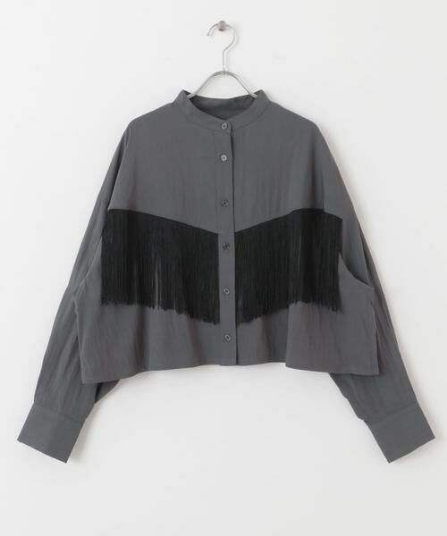 KBF / ケービーエフ シャツ・ブラウス | フリンジデザインシャツ | 詳細8