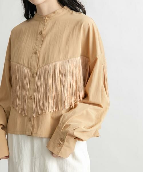 KBF / ケービーエフ シャツ・ブラウス | フリンジデザインシャツ | 詳細16