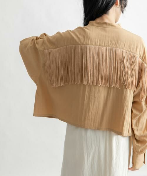 KBF / ケービーエフ シャツ・ブラウス | フリンジデザインシャツ | 詳細18