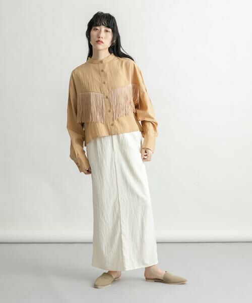 KBF / ケービーエフ シャツ・ブラウス | フリンジデザインシャツ | 詳細19