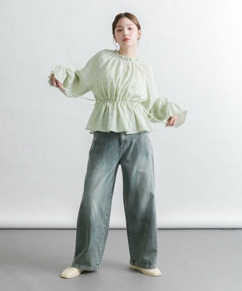 KBF / ケービーエフ シャツ・ブラウス | 2WAYオフショルブラウス | 詳細9