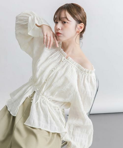 KBF / ケービーエフ シャツ・ブラウス | 2WAYオフショルブラウス | 詳細29
