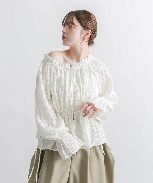 KBF / ケービーエフ シャツ・ブラウス | 2WAYオフショルブラウス | 詳細30