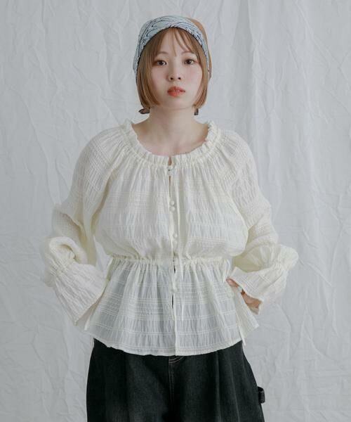 KBF / ケービーエフ シャツ・ブラウス | 2WAYオフショルブラウス | 詳細23