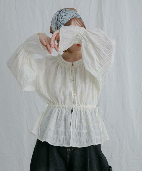 KBF / ケービーエフ シャツ・ブラウス | 2WAYオフショルブラウス | 詳細24