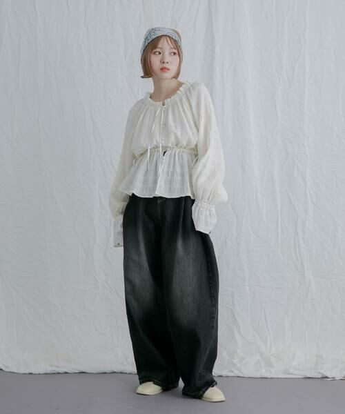 KBF / ケービーエフ シャツ・ブラウス | 2WAYオフショルブラウス | 詳細26