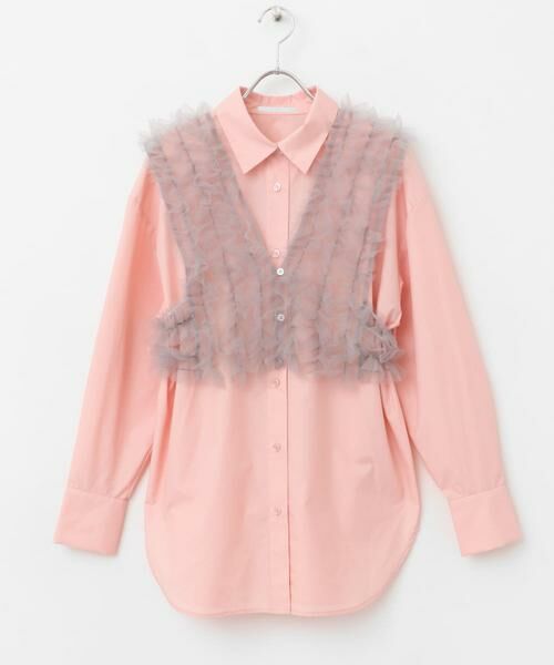 KBF / ケービーエフ シャツ・ブラウス | シアーフリルSETシャツ | 詳細21