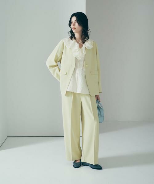 KBF / ケービーエフ シャツ・ブラウス | ウエストタックラッフルブラウス | 詳細13