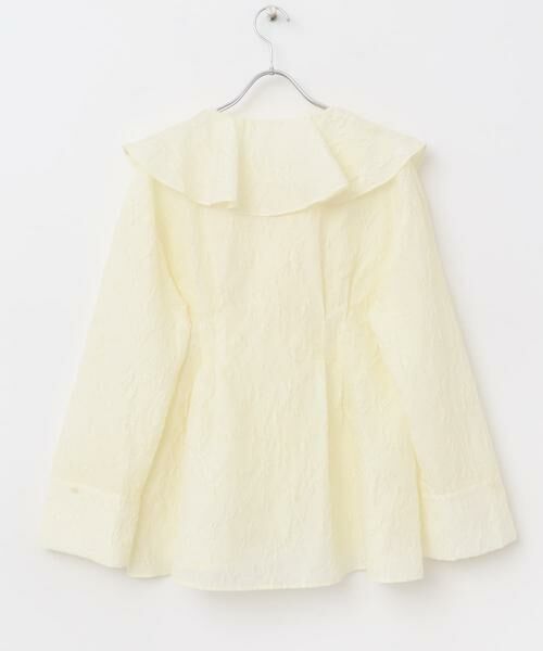KBF / ケービーエフ シャツ・ブラウス | ウエストタックラッフルブラウス | 詳細17