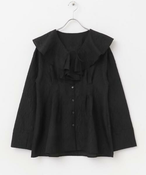 KBF / ケービーエフ シャツ・ブラウス | ウエストタックラッフルブラウス | 詳細29
