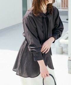 KBF / ケービーエフ シャツ・ブラウス | ウエストマークチェックシャツ