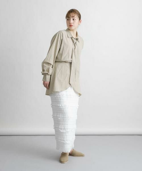 KBF / ケービーエフ シャツ・ブラウス | ウエストマークチェックシャツ | 詳細4